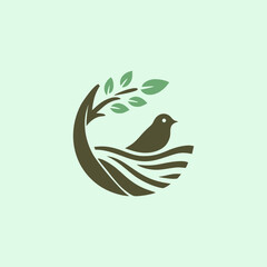 vector icon bird logo design