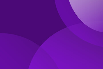 Purple circle overlap modern abstract background for template design, banner, poster, wallpaper. vector illustration	