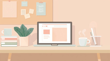 Minimalist Work Setup: Work with Focus and Efficiency,  warm-toned