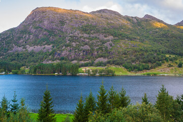Fototapeta premium Landscape at the south of Norway (near Stavanger)