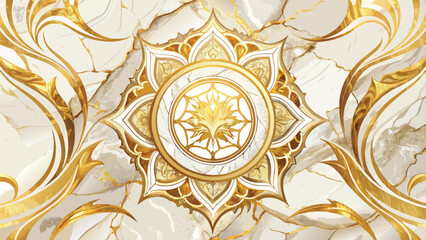 luxury golden background illustration, vector