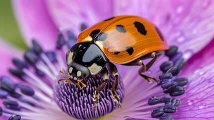 water droplets on its petals and its back legs, as well as its head