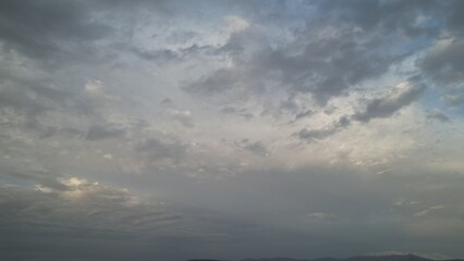 Obraz premium defaultSummer blue sky cloud gradient light white background.Beautiful sunset sky. Nature sky backgrounds.