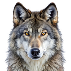 Fototapeta premium a wolf portrait png