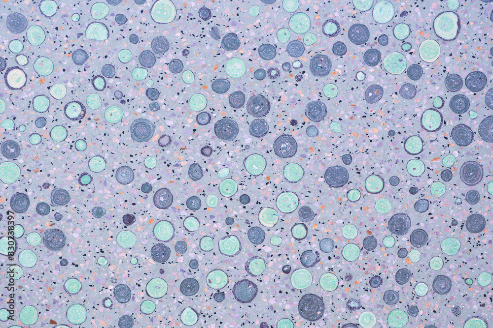 Poster Abstract textured stone background with a pattern of small particles interspersed