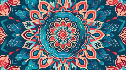 Flower ornament  Luxury mandala background with Decorative mandala. Mandala for print, poster, cover, brochure, flyer, banner