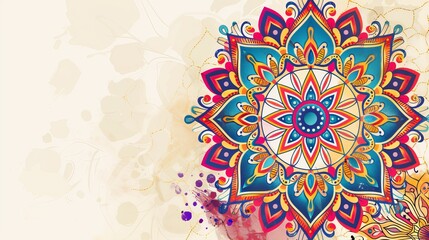 Flower ornament  Luxury mandala background with Decorative mandala. Mandala for print, poster, cover, brochure, flyer, banner