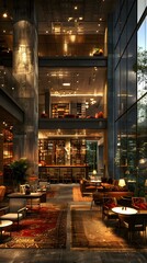 Obraz premium Luxury hotel lobby