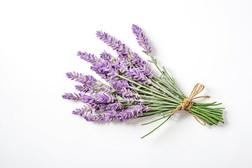 Purple Lavender Flowers Tied with Twine