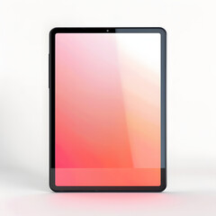Digital tablet screen mockup png smart tech isolated on white background, flat design, png
