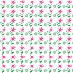  pink floral leaves seamless pattern vector. Abstract line branches floral backdrop illustration seamless pattern  Wallpaper, background, fabric, textile, print, wrapping paper