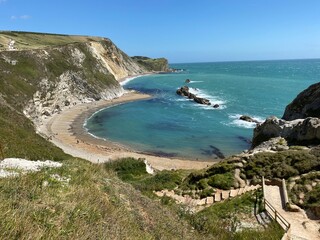 Obraz premium view from the beach