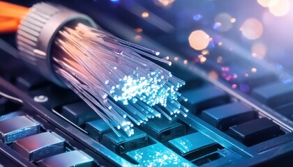 twisted pair network long fiber cable 