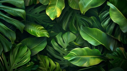 Close-Up of Lush Green Leaves