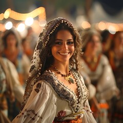 Turks participating traditional folk dances keeping cultural traditions alive and vibrant