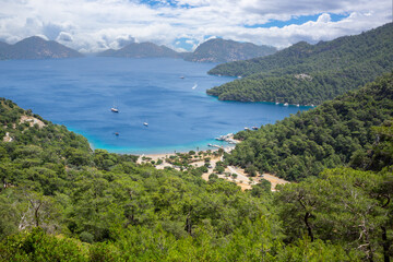 Sarsala Bay in Dalaman Town of Turkey