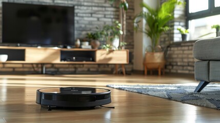 Smart Vacuum's Adaptive Cleaning on Any Surface