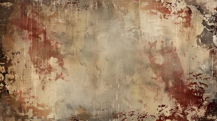 Fototapeta premium A distressed grunge background faded and rusted
