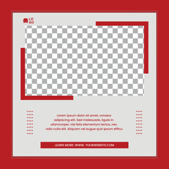 Minimal theme interior design promotional post design