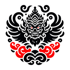 Singo Barong Wayang Jawa Indonesian Mythology