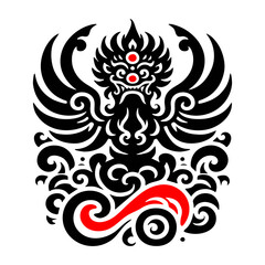 Singo Barong Wayang Jawa Indonesian Mythology