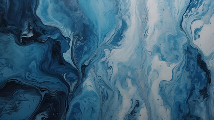Serene blue and white marbled effect, resembling natural stone patterns or aerial ocean views