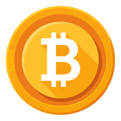 The gold coin features the letter B engraved onto its surface