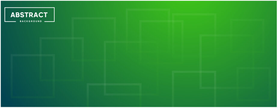 Abstract green background with intersecting squares. Orange background template for banners, cards, posters and creative designs. Creative design.