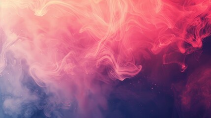 Ethereal backdrop crimson to navy gradient smoke-like textures glowing dots backdrop