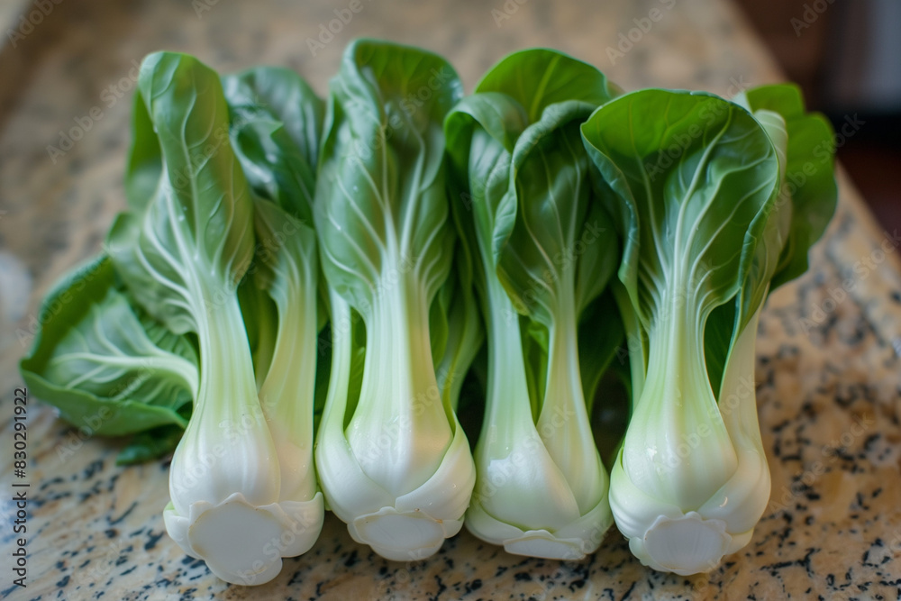 Wall mural fresh bokchoy