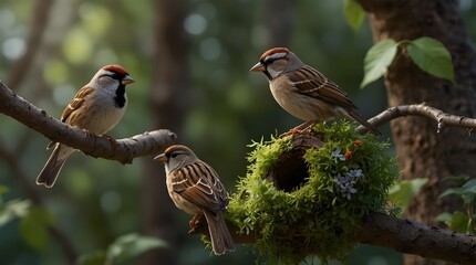 birds and nature  background and wallpaper