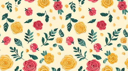 Naklejka premium floral illustration