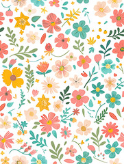 Obraz premium floral graphic illustration