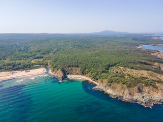 Black sea coast near Silistar beach, Bulgaria