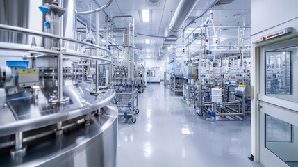 Modern Pharmaceutical Manufacturing Facility
