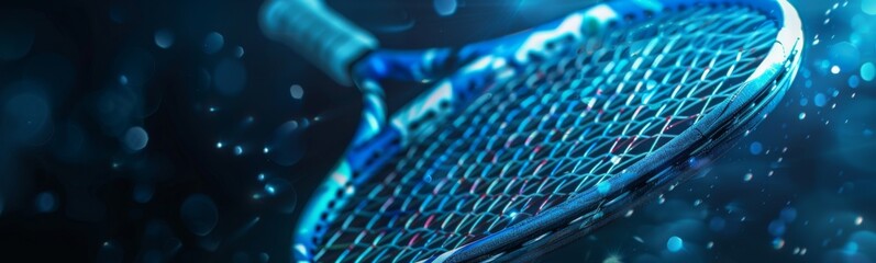 Fototapeta premium Tennis racket , sport background 