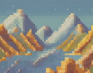 square pixel pixels design art backdrop