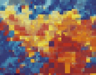 Fototapeta premium square pixel pixels design art backdrop