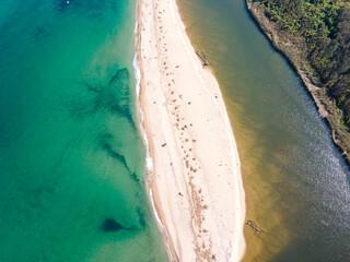 Black sea coast near Veleka Beach, Sinemorets, Bulgaria