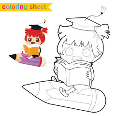 Coloring worksheet page. Educational printable coloring worksheet. Printable activity page for kids