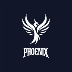 Obraz premium Minimal Phoenix Logo