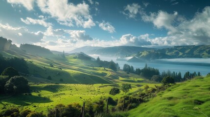 beautiful nature landscape hd view in newzealand 8k 