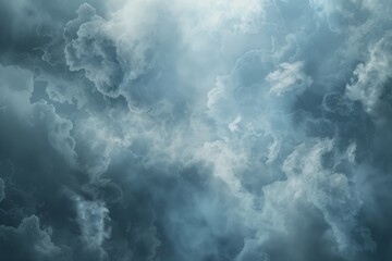 Fototapeta premium Turbulent cloud sky background 