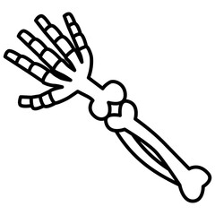 Obraz premium Skeleton Arm