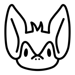 Bat Outline