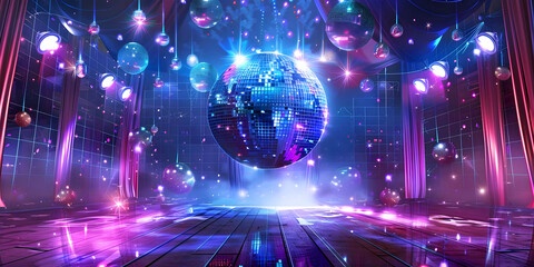 Disco fabric prints