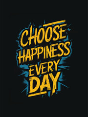 A striking tshirt design with bold distressed graffiti text in vibrant colors exuding urban vector