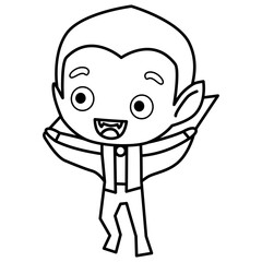 Obraz premium Vampire Outline
