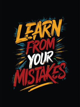 A striking tshirt design with bold distressed graffiti text in vibrant colors exuding urban vector