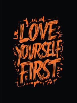 A striking tshirt design with bold distressed graffiti text in vibrant colors exuding urban vector